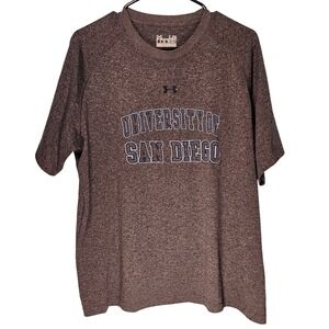Under Armour University of San Diego USD Loose Fit Gray T-Shirt Mens Toreros
